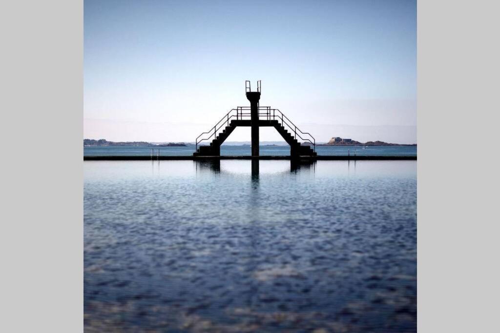Apartmán Le Plongeoir De Bon-Secours Saint-Malo Exteriér fotografie